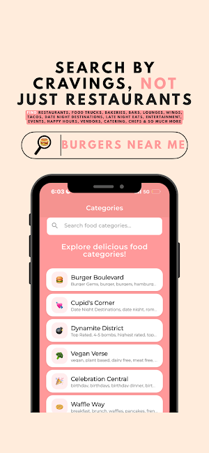 Cutie's Foodie Finder Screenshot 1