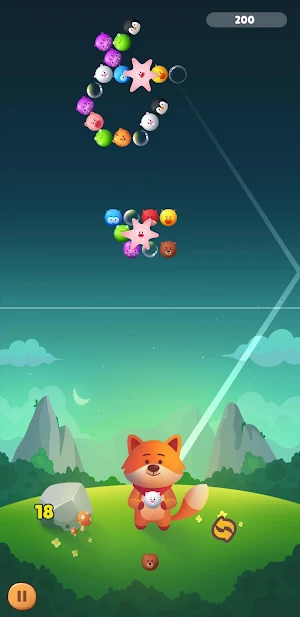 Bubble shooter puzzle game Screenshot 2
