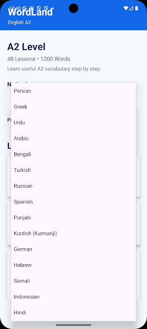 WordLand & English A2 Screenshot 3