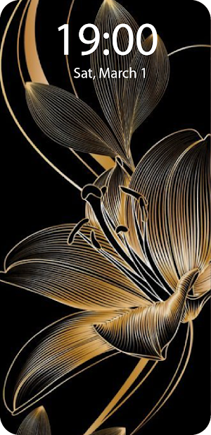 Lily Live Wallpaper Parallax Screenshot 2
