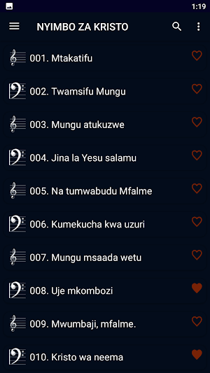 NYIMBO ZA KRISTO, SDA HYMNAL Screenshot 2