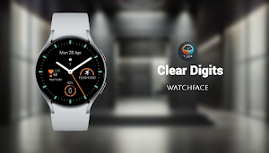 Clear Digits - watch face Screenshot 0