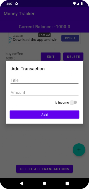 Money Tracker: Expense Manager Screenshot 1