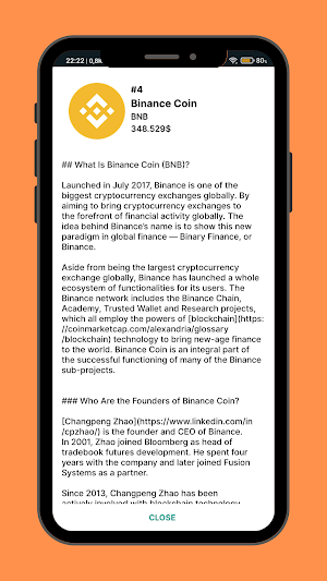 CryptoApp Screenshot 2