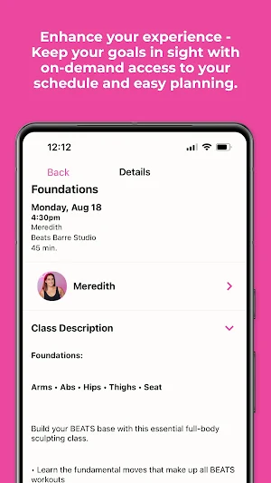 Beats Barre Studio Screenshot 3
