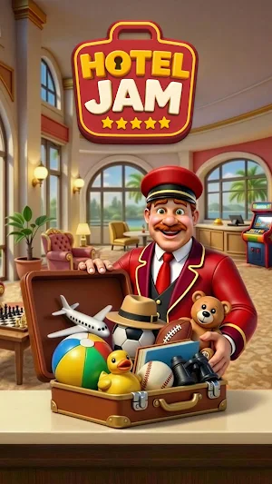 Hotel Jam 3D Puzzle Game Screenshot 0