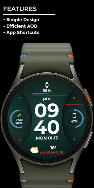 Night 81 - watch face Screenshot 1