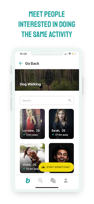 Bamos: Make Friends by Hobbies Screenshot 3