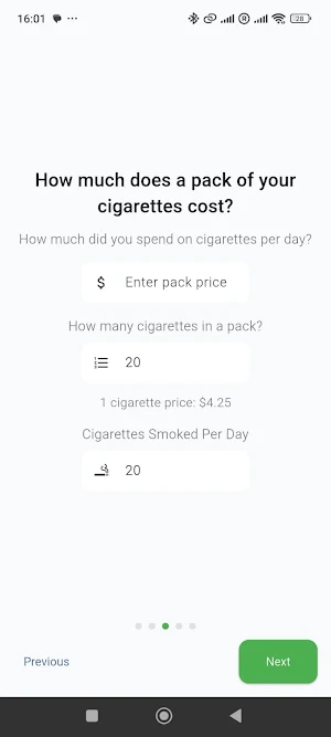 Quit Smoking Now – Tracker Screenshot 2