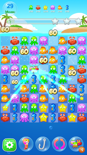 Happy Fish Ocean Match 3 Mania Screenshot 2