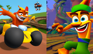 Crash tag team kart racing Screenshot 2