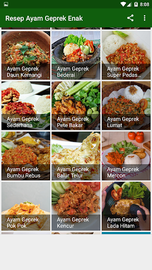 Resep Ayam Geprek Enak Screenshot 3