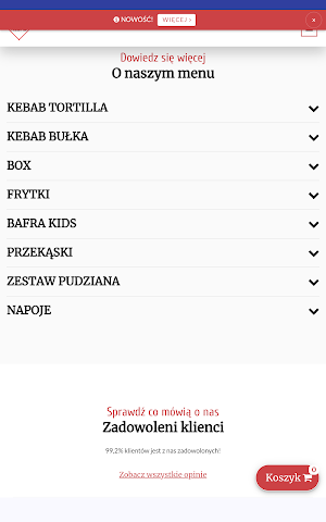 Bafra Kebab Lębork Screenshot 2
