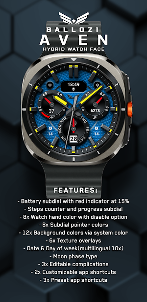 Ballozi AVEN Watch Face Screenshot 0