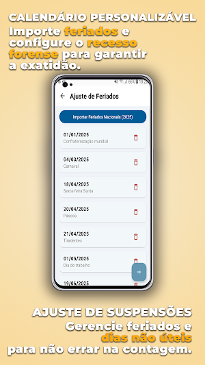 Shg Prazo Legal: Calculadora Screenshot 2