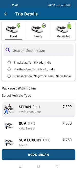 Green Taxi - Tirupattur Screenshot 2