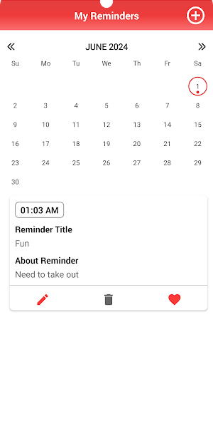 Calendar Reminder Screenshot 2