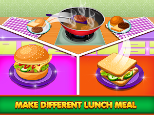 School Lunch Box Meal Maker Kitchen Screenshot 1