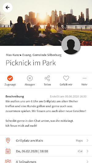 Evang. Gemeinde Silberburg Screenshot 2