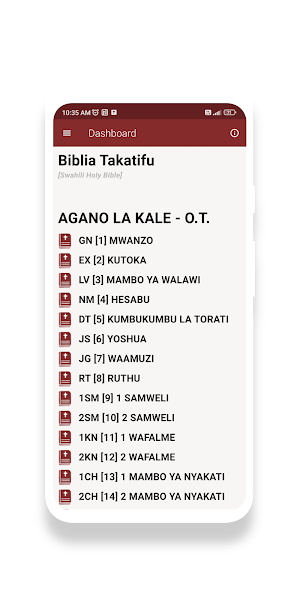 Biblia Takatifu Screenshot 0