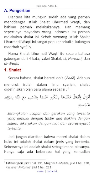 Shalat Lihurmatil Waqti Screenshot 2