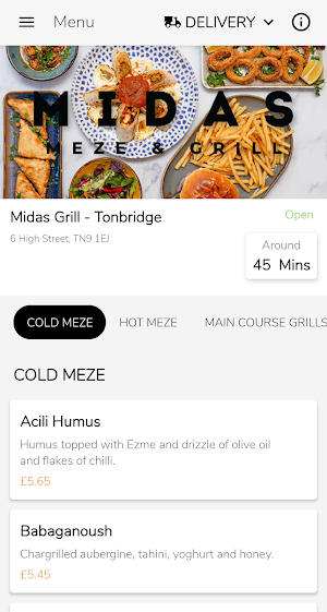 Midas Grill - Tonbridge Screenshot 0