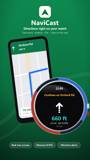 NaviCast - Maps for Smartwatch Screenshot 0