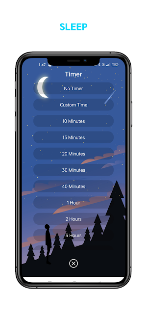 Relax Night Sleeping Sounds Screenshot 2