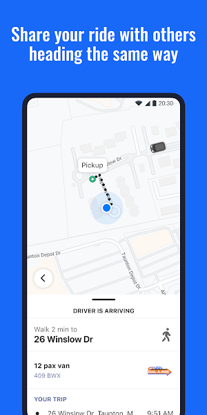 GATRA Dial-A-Ride Screenshot 2