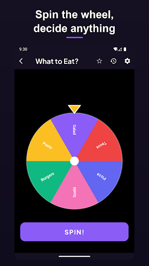 PartyPick: Spin the Wheel Screenshot 1