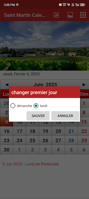 Saint Martin Calendrier 2025 Screenshot 3