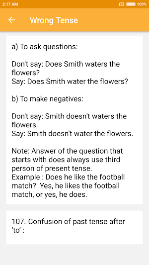 Common Mistakes in English Screenshot 2