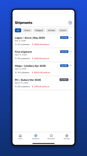 Cargo Logbook Screenshot 1