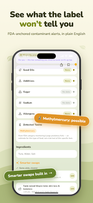 Olive Detective: Food Scanner Screenshot 2