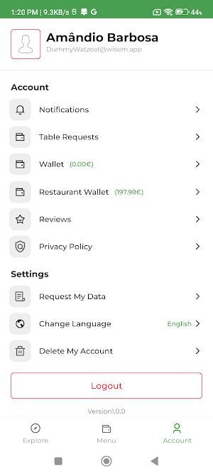 Watzeat Merchant Screenshot 3