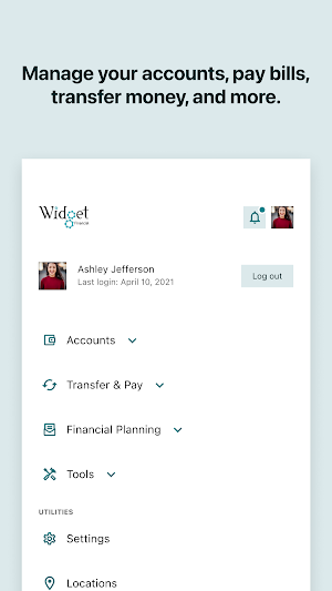 Widget Financial Mobile Screenshot 3