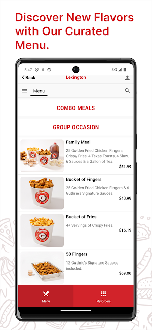 Guthrie's Chicken Fingers Screenshot 1
