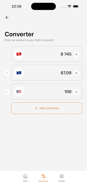 Exchange Rates Kyrgyzstan Screenshot 3