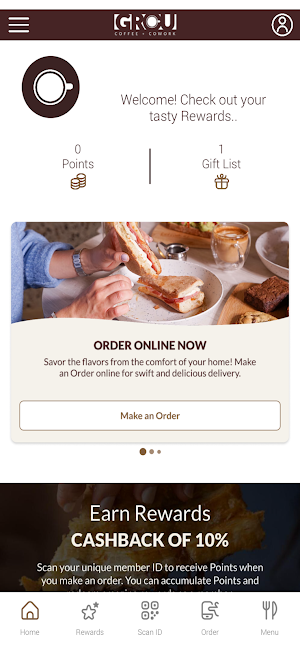 Grou Coffee Screenshot 1
