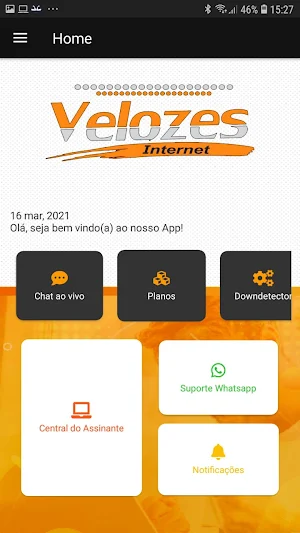 Velozes Internet MG - Aplicativo Oficial Screenshot 3