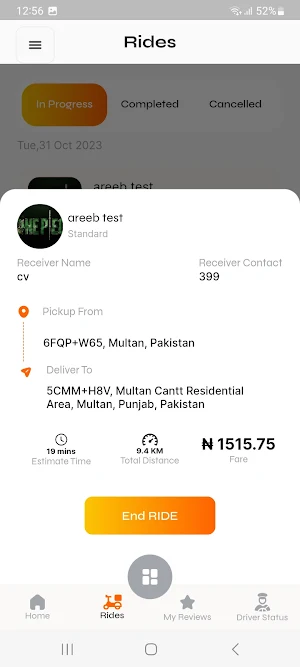 Deliver Partner Screenshot 1