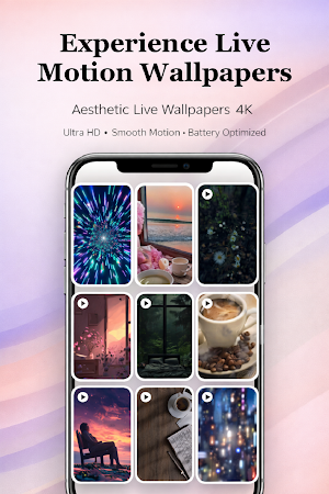 Aesthetic 4k Live Wallpaper Screenshot 1