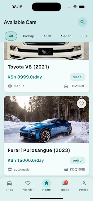 SwiftHire Screenshot 1