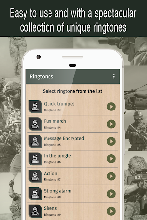 military ringtones for phone, military sounds Screenshot 1