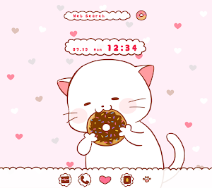 Cute Wallpaper Furry Cat Theme Screenshot 0