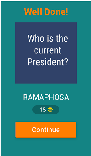 SA Politics Quiz Screenshot 1