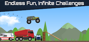 Car Monster Speed: Truck Games Screenshot 1