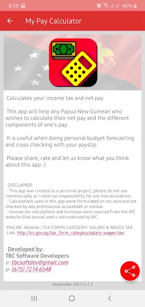 My Pay Calculator Screenshot 3