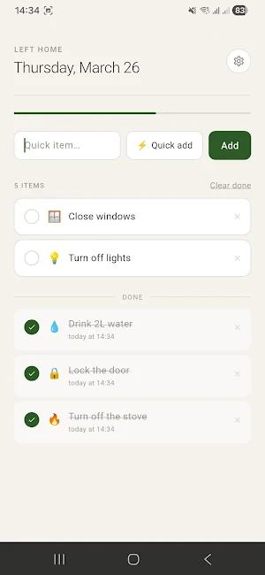Left Home Screenshot 1