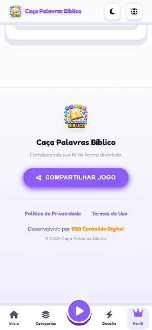 Caça-palavras Bíblico Screenshot 0